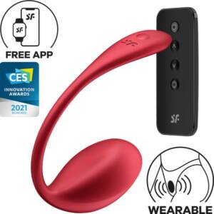 SATISFYER - SHINY PETAL G POINT Fernbedienungsstimulator Rot kostenlose App