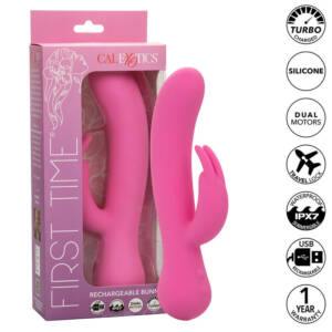 CALEXOTICS - FIRST TIME VIBRATOR RABBIT WIEDERAUFLADBAR PINK