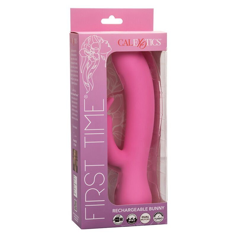 CALEXOTICS - FIRST TIME VIBRATOR RABBIT WIEDERAUFLADBAR PINK
