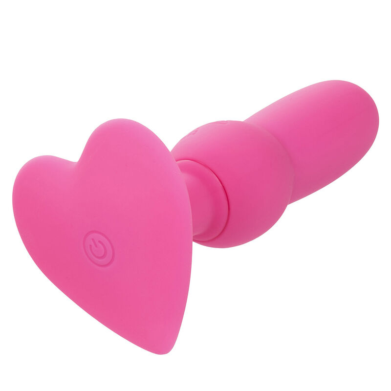 CALEXOTICS - FIRST TIME ANALPLUG MIT PERLENSONDE 10 VIBRATIONEN ROSA