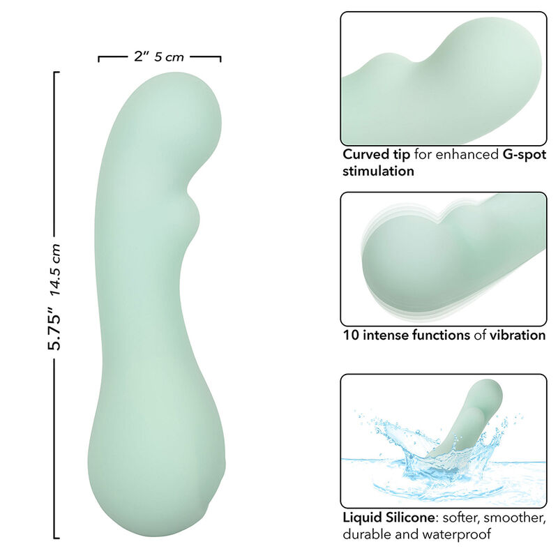 CALEXOTICS - PACIFICA BORA BORA G-Punktstimulator 10 Vibrationen Aqua