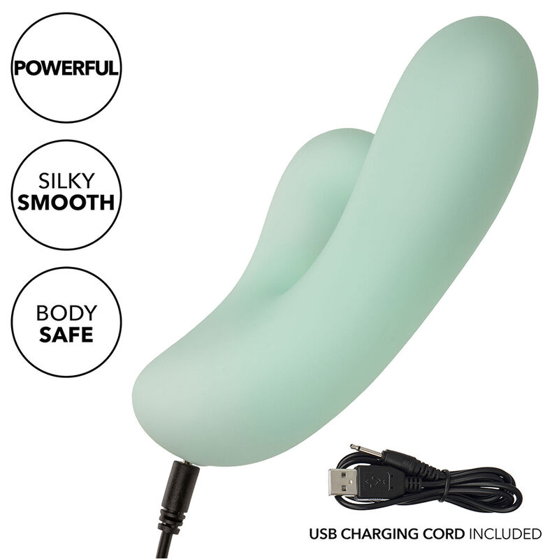 CALEXOTICS - PACIFICA FIJI VIBRATOR & G-PUNKT-STIMULATOR 10 VIBRATIONEN AQUA