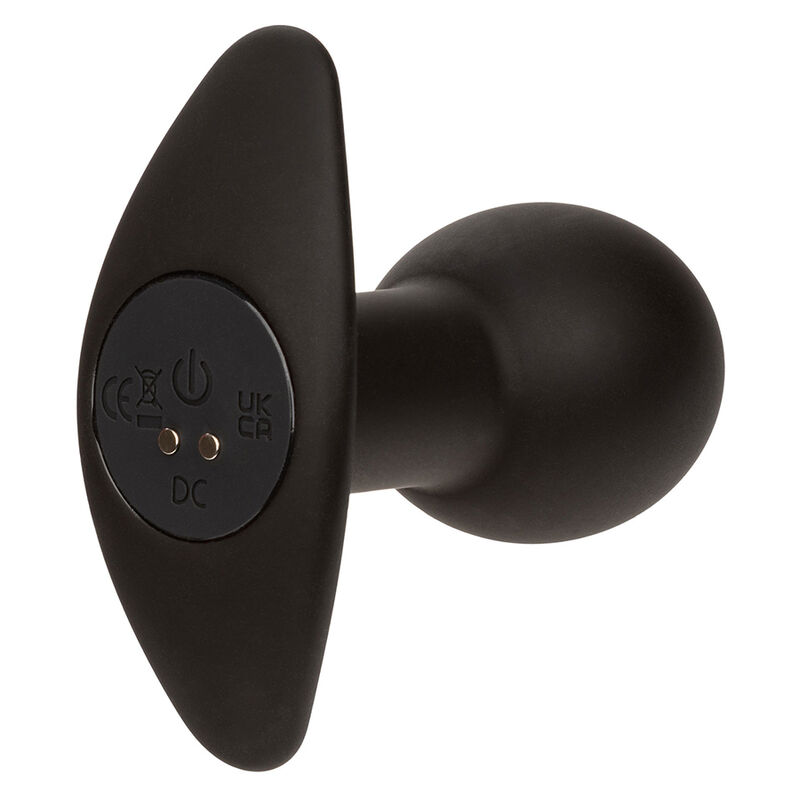 CALEXOTICS - ROCK BOTTOM ANALPLUG 10 VIBRATIONEN SILIKON SCHWARZ