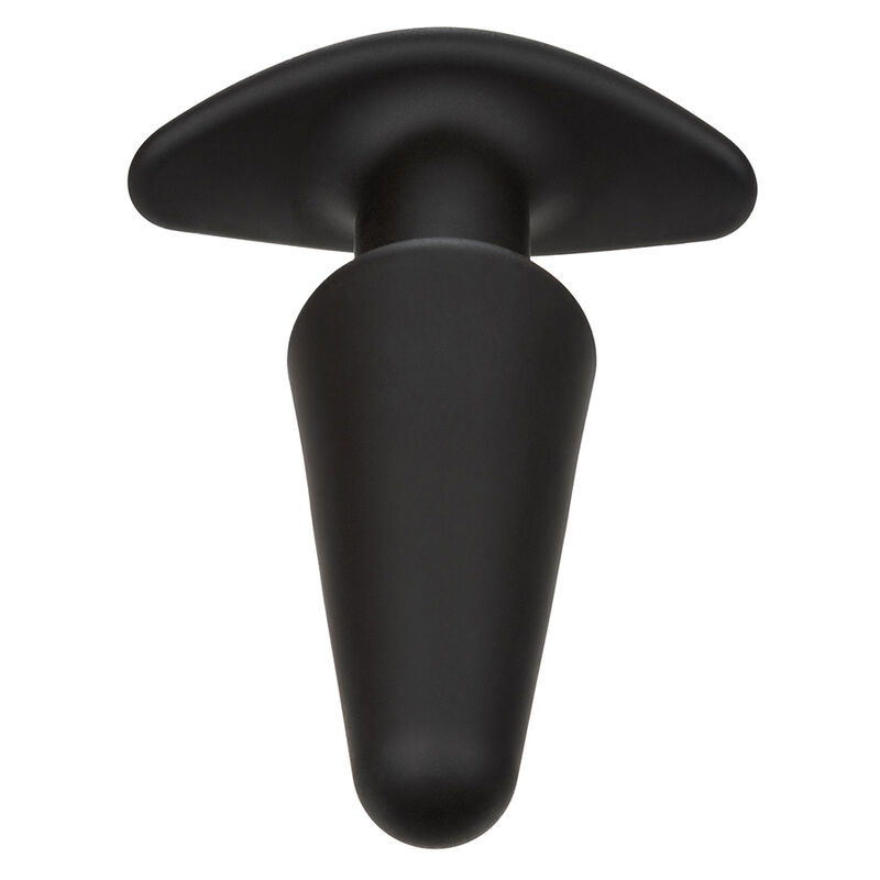 CALEXOTICS - ROCK BOTTOM TAPERED ANALPLUG 10 VIBRATIONEN SILIKON SCHWARZ