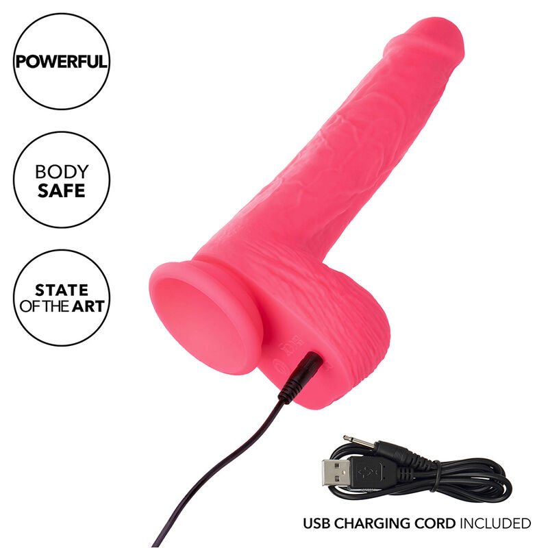 CALEXOTICS - STUDS realistischer Vibrator 10 Vibrationen Rosa