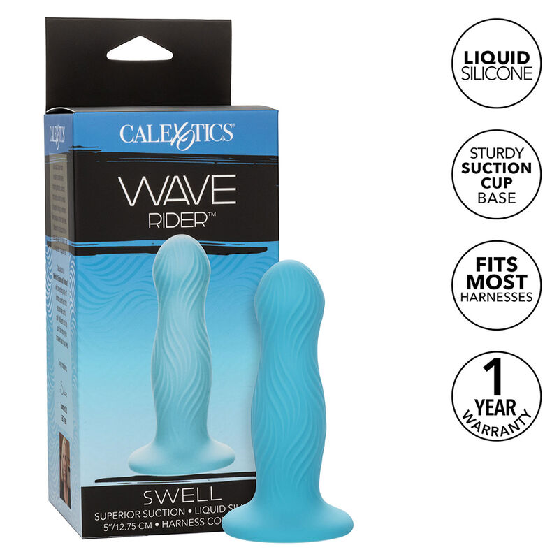 CALEXOTICS - WAVE RIDER SWELL Analplug Blau