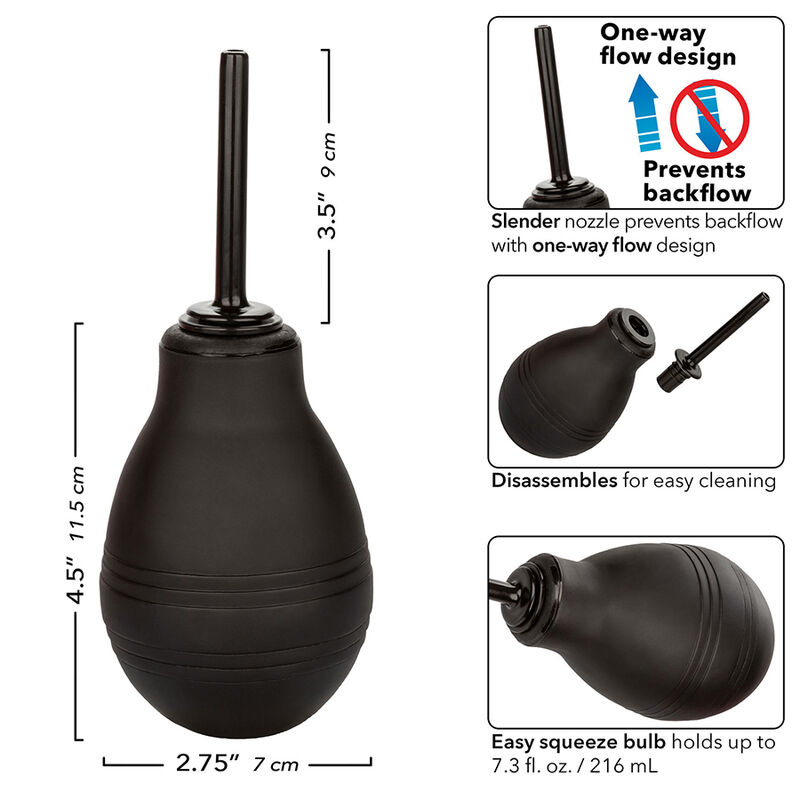 CALEXOTICS - One Way Analdusche Schwarz