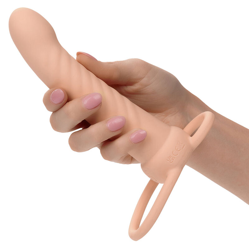 CALEXOTICS - MAXX RIPPLED DUAL PENETRATOR 10 VIBRATIONEN FLEISCH