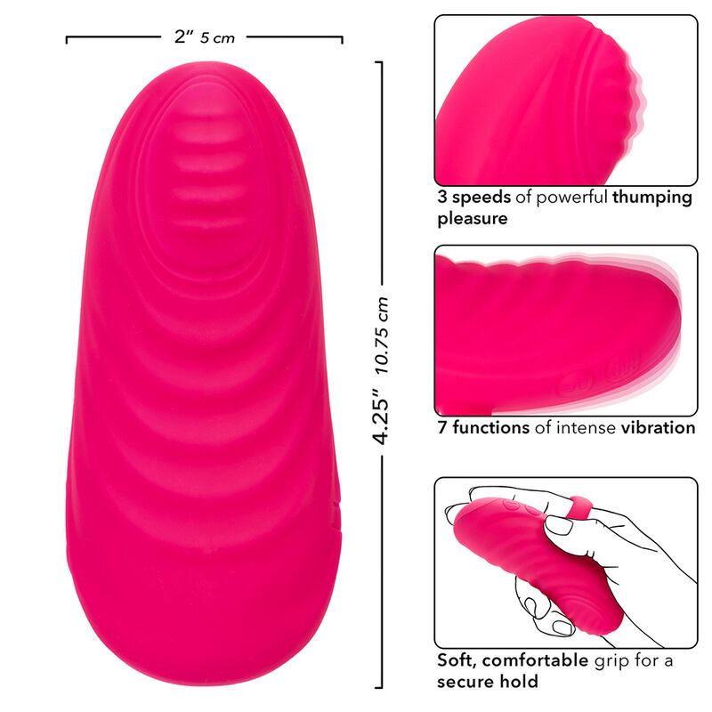 CALEXOTICS - ENVY Handmassager mit Rollball, 7 Vibrationen, Rosa