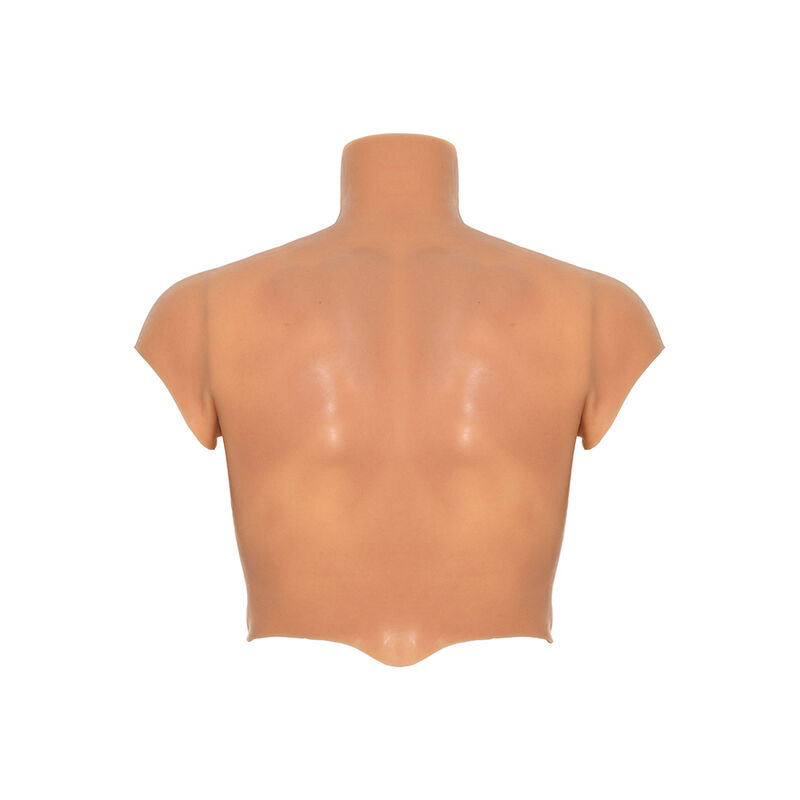 VERBORGENE BEDÜRFNIS - ALTER EGO SILIKON-MÄNNERTORSO-SHIRT MIT ABS-FLEISCH