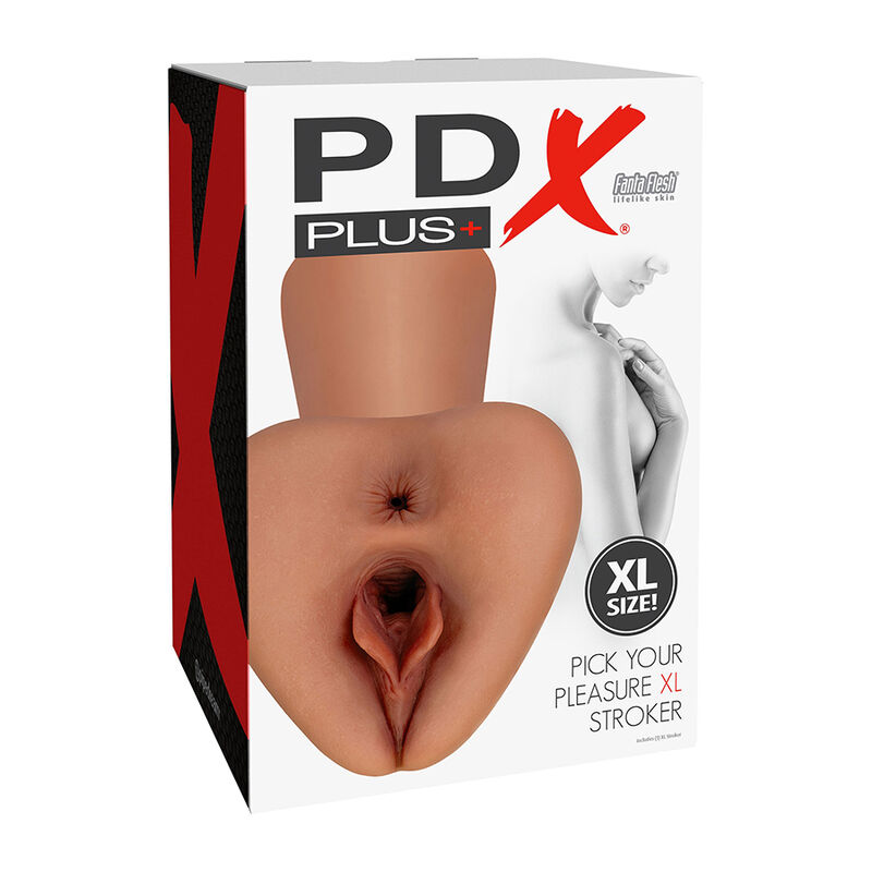PDX PLUS - PICK YOUR PLEASURE XL realistischer Stroker Braun