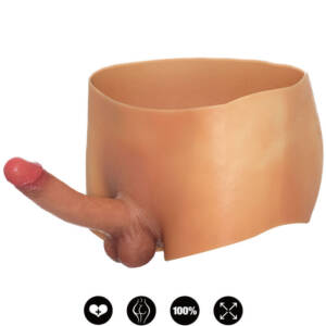 VERBORGENE BEGIERDE – ALTER EGO BOXERSHORT MIT 18 CM PENIS