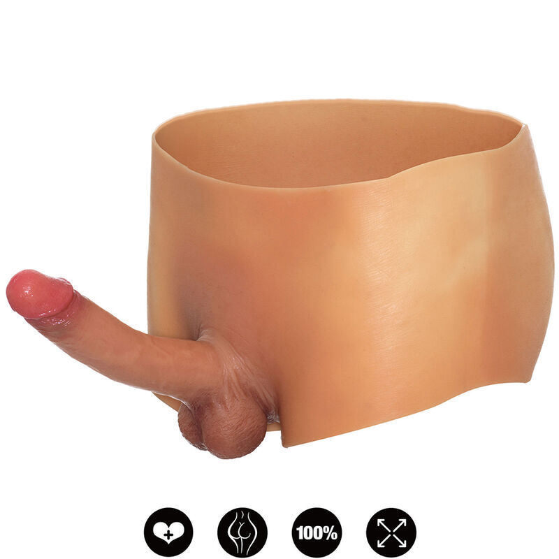 VERBORGENE BEGIERDE – ALTER EGO BOXERSHORT MIT 18 CM PENIS