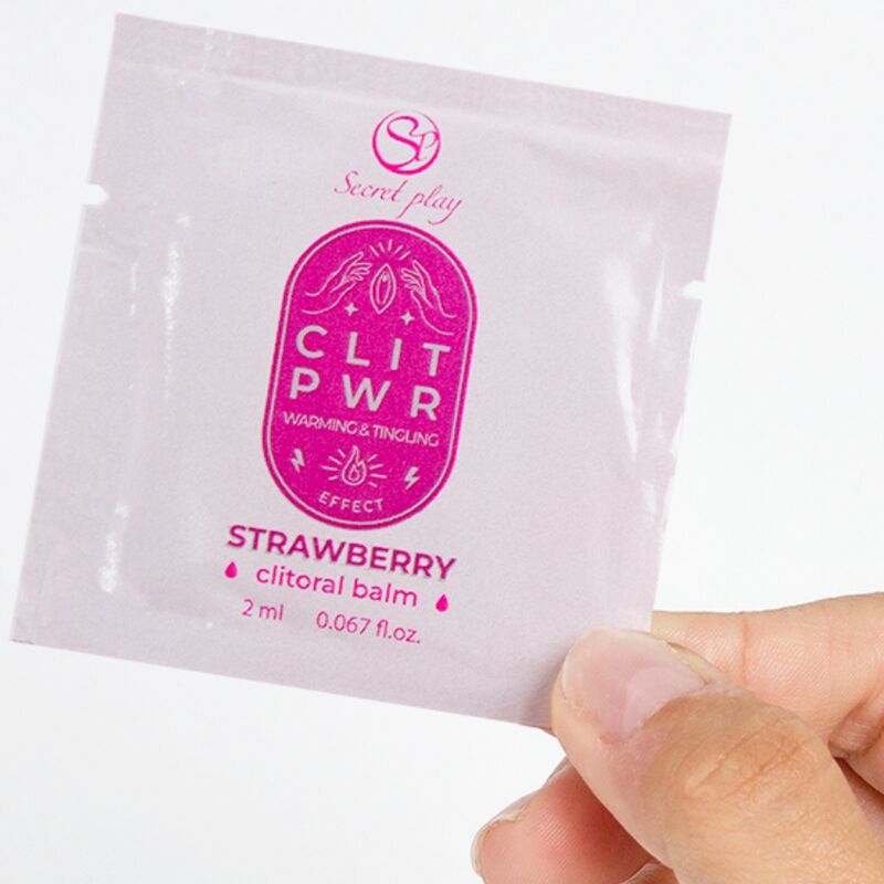 SECRETPLAY - Einzeldosis Erdbeer-Gleitgel 2 ml