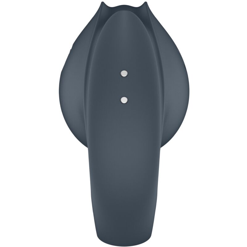 SATISFYER - PERFECT PAIR 2 Multivibrator 2 in 1 Penisring und Fingerstimulator Grau