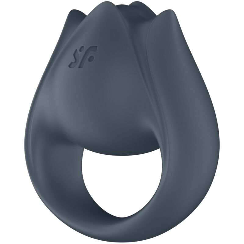 SATISFYER - PERFECT PAIR 2 Multivibrator 2 in 1 Penisring und Fingerstimulator Grau