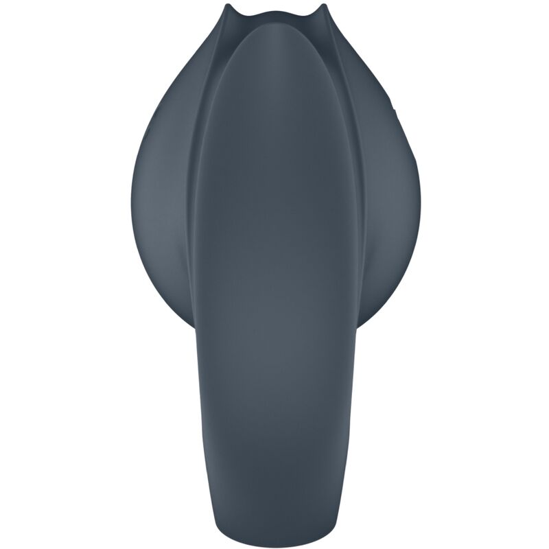 SATISFYER - PERFECT PAIR 2 Multivibrator 2 in 1 Penisring und Fingerstimulator Grau