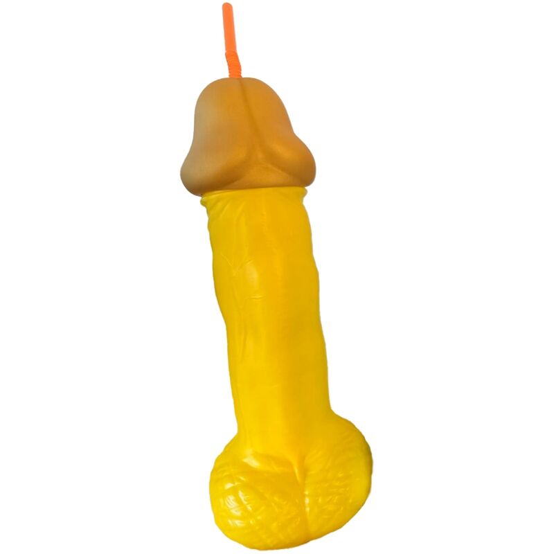 DIABLO PICANTE - Gelber Penisbecher aus Kunststoff