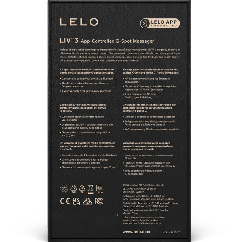LELO - LIV™ 3 G-Punkt-Stimulator Blau