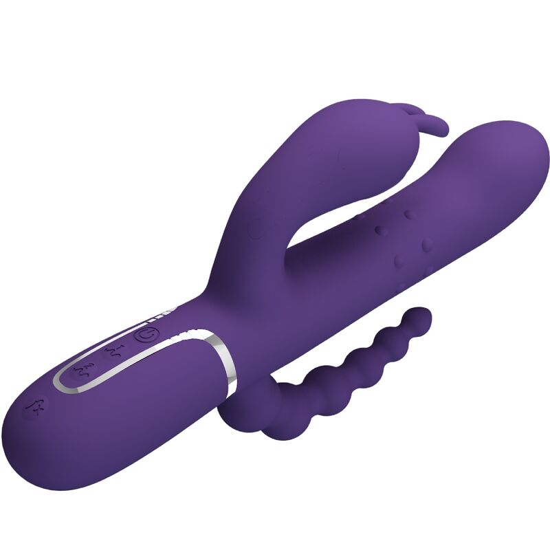 PRETTY LOVE - CAMMY TRIPLE VIBRATOR Multifunktion 4 in 1 Lila