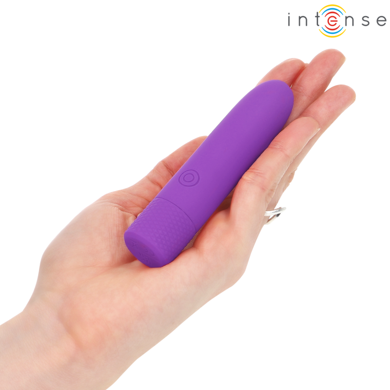 INTENSE - SYMONE USB-wiederaufladbarer Bullet-Vibrator 8 Vibrationen Lila 10 x 2,2 cm