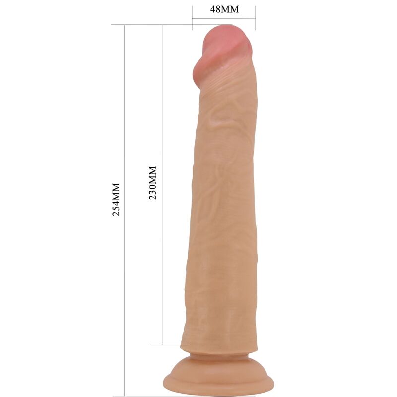 PRETTY LOVE - SHARIFE realistischer Dildo 25 cm Fleisch