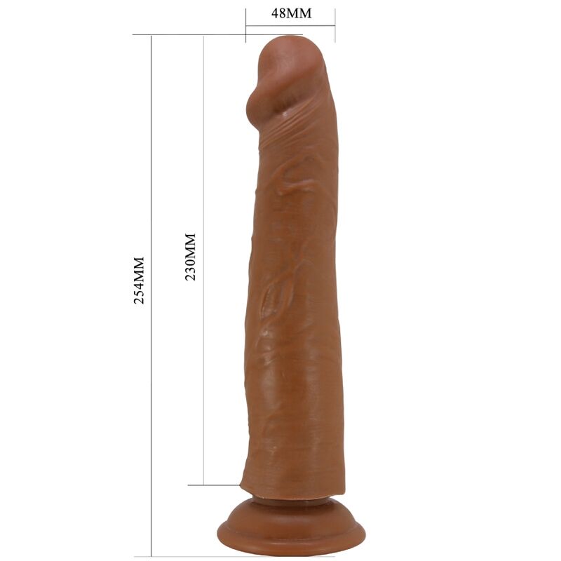 PRETTY LOVE - SHARIFE realistischer Dildo 25 cm Braun