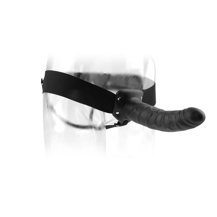 FETISH FANTASY SERIES - 19 cm Hohl Strap-On Schwarz