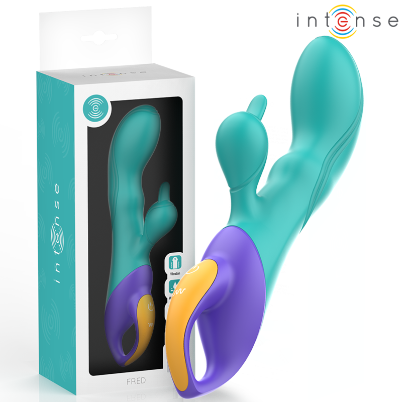 INTENSE - FRED RABBIT VIBRATOR Blau