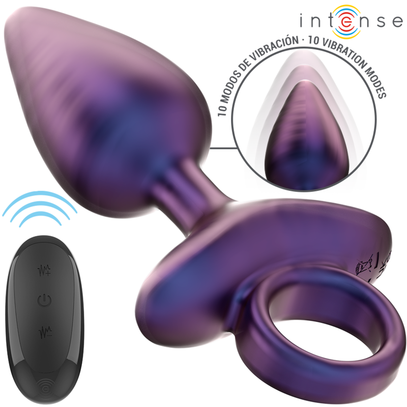 INTENSE - MICHAEL VIBRIERENDER ANALSTECKER MODELL 2 MIT FERNBEDIENUNG