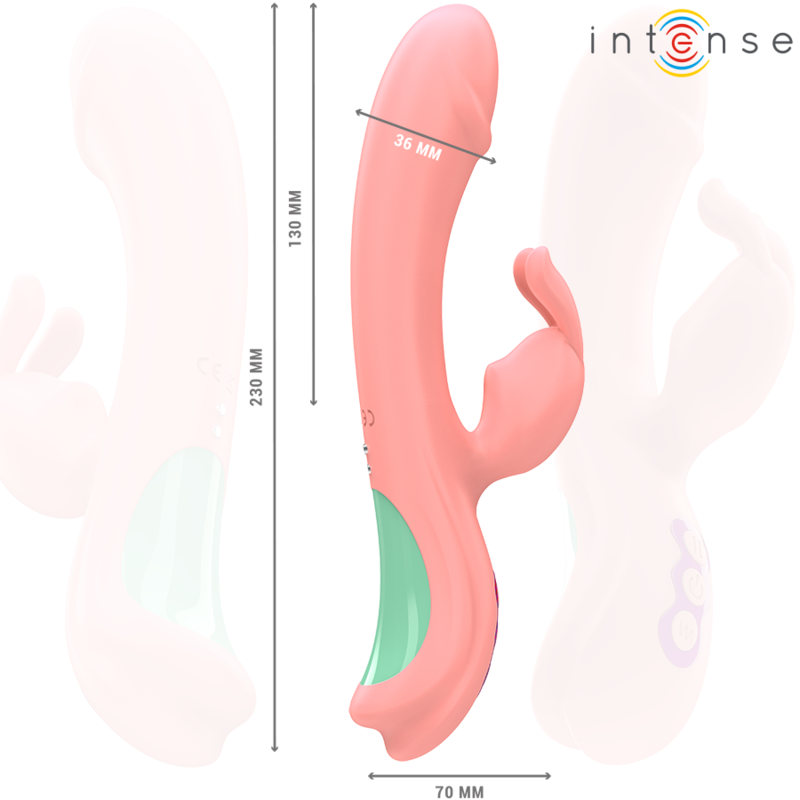 INTENSE - RACHEL RABBIT VIBRATOR 5 VIBRATIONEN Rosa