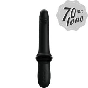 PRETTY LOVE - PAZUZU VIBRATOR 3 STOSSMODI Schwarz
