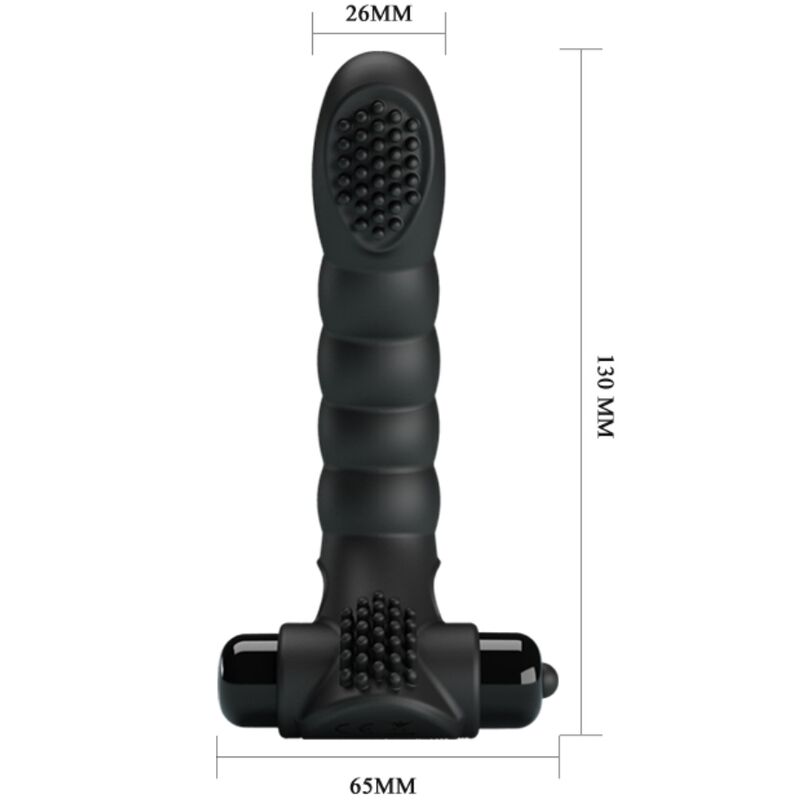 PRETTY LOVE - ALEXANDER Fingervibrator 10 Vibrationen Schwarz