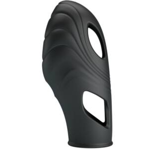 PRETTY LOVE - Lich Silikon-Fingervibrator Schwarz