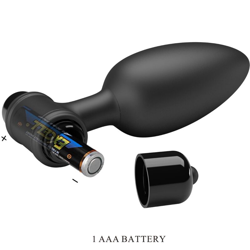 PRETTY LOVE - Vibra Analplug 2 mit 10 Vibrationen Schwarz