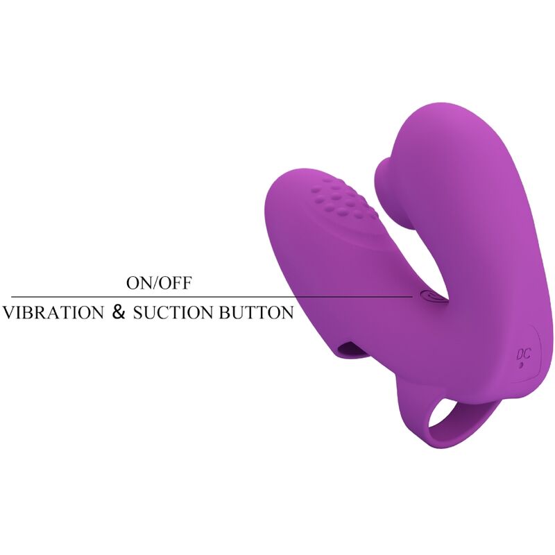 PRETTY LOVE - ATHENA FINGERVIBRATOR MIT KLORISSTIMULATOR LILA