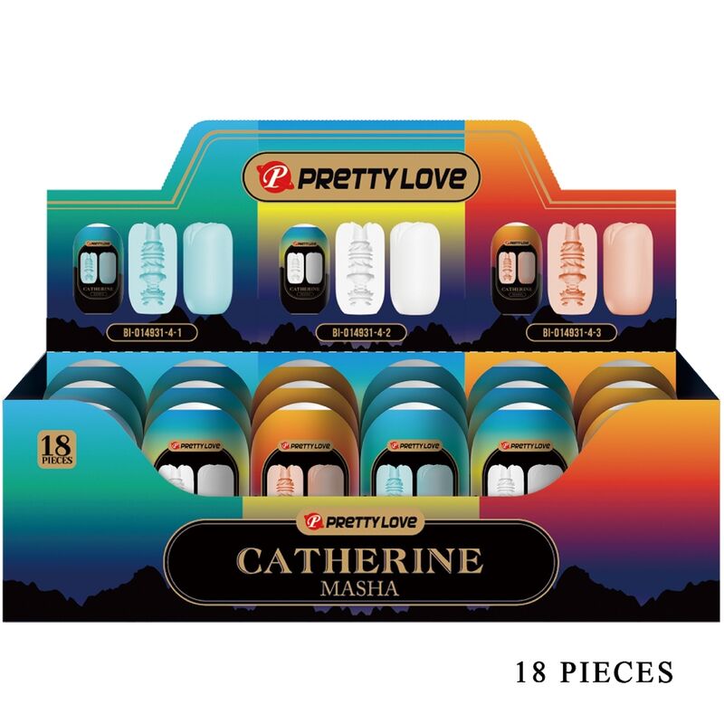 PRETTY LOVE - MASHA PACK 18 VERSCHIEDENE MÄNNLICHE MASTURBATOR.