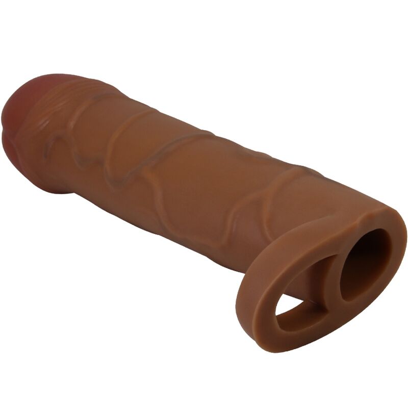 PRETTY LOVE - BUNION PENIS-SLEEVE MIT 2,5 CM VERLÄNGERUNG MULATTE