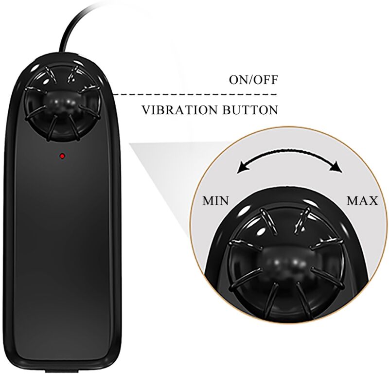 BAILE - CATOBLEPAS realistischer Vibrator 20,6 cm Flesh Fernbedienung