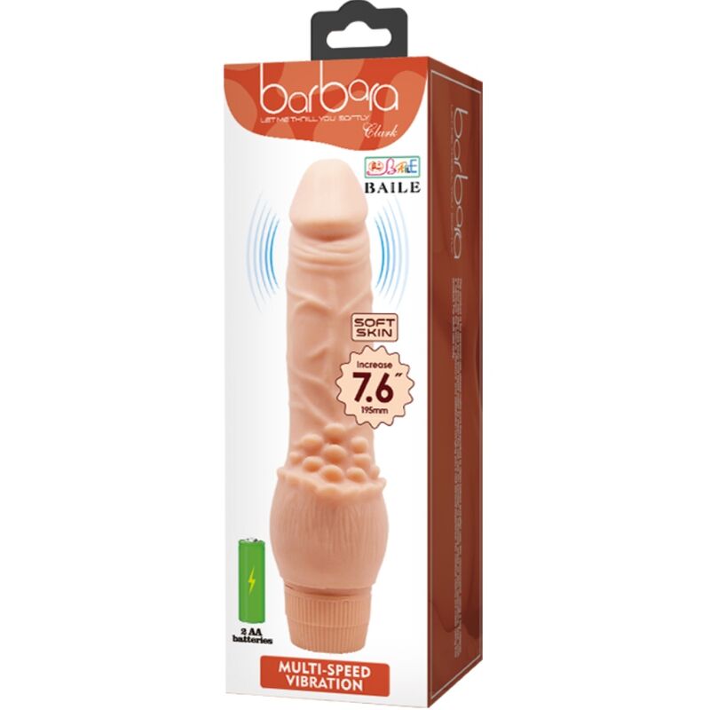 BAILE - BARBARA realistischer Vibrator 19,5 cm Haut