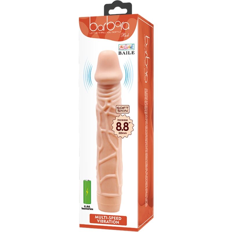 BAILE - BOB realistischer Vibrator 22,5 cm Hautfarbe