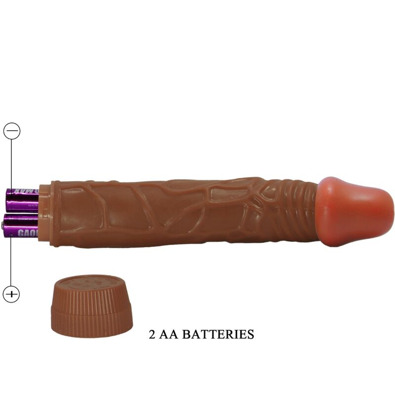 BAILE - BOB realistischer Vibrator 22,5 cm Mulatte