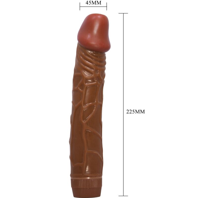 BAILE - BOB realistischer Vibrator 22,5 cm Mulatte