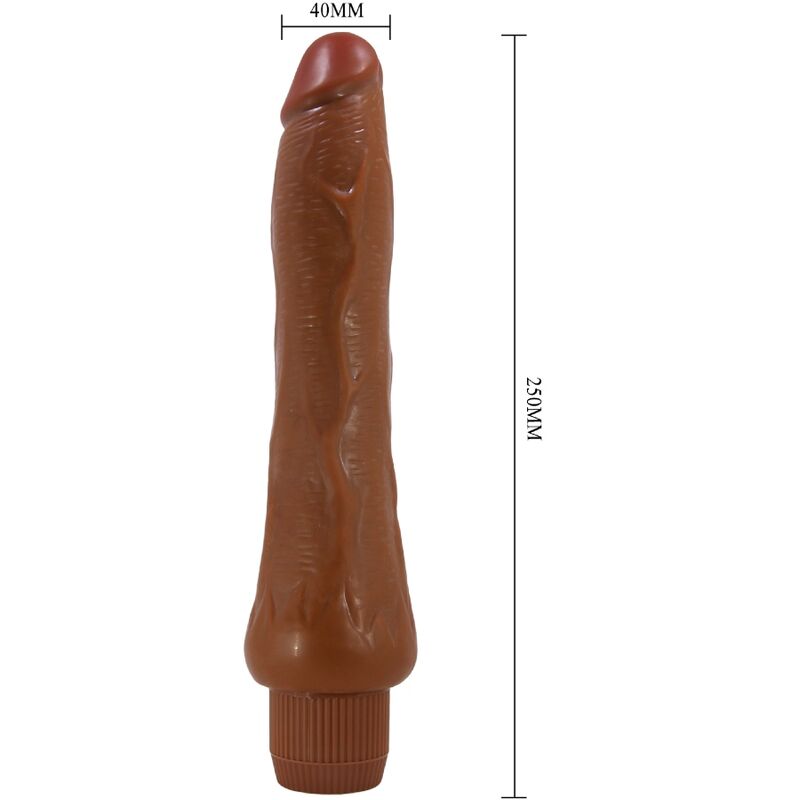 BAILE - DRYAD realistischer Vibrator 25 cm Mulatte