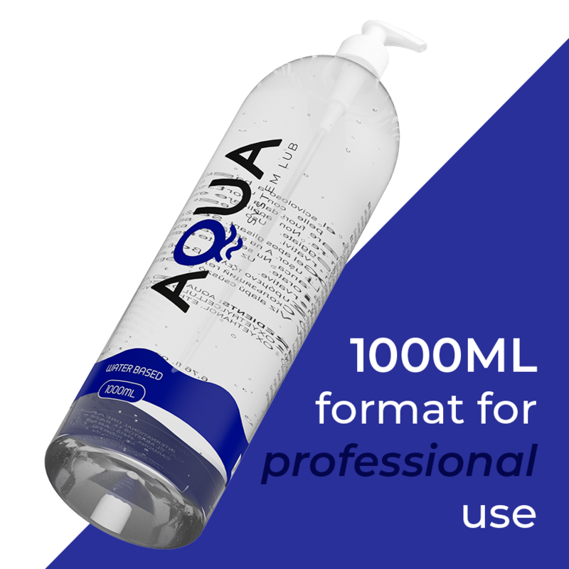 AQUA QUALITY - Wasserbasiertes Gleitgel 1000 ml