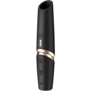 SATISFYER - PERFECT KISS WAVE Klitorisstimulator Schwarz / Gold