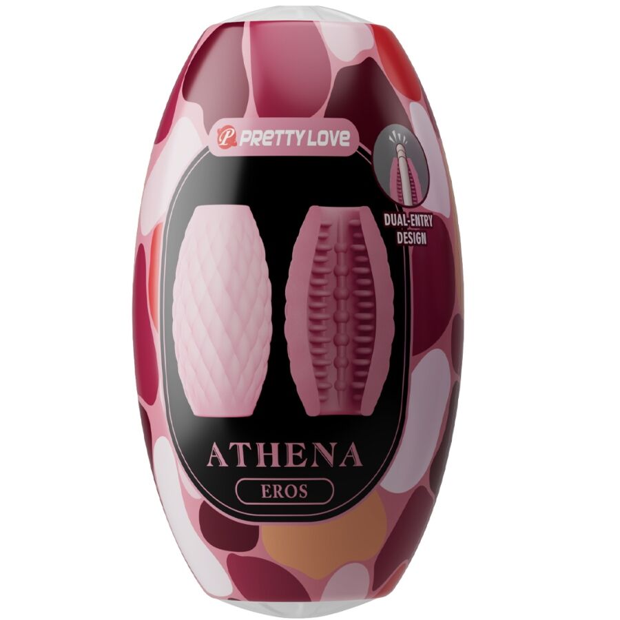 PRETTY LOVE - ATHENA EROS männlicher Masturbator aus Silikon Rosa