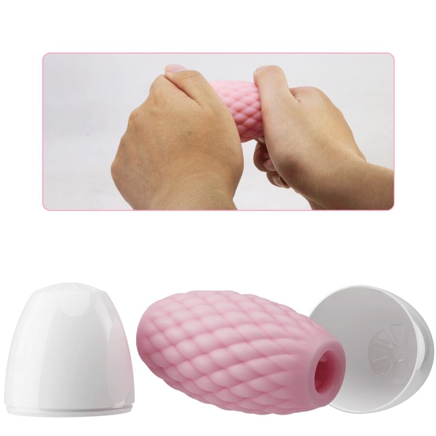 PRETTY LOVE - ATHENA EROS männlicher Masturbator aus Silikon Rosa