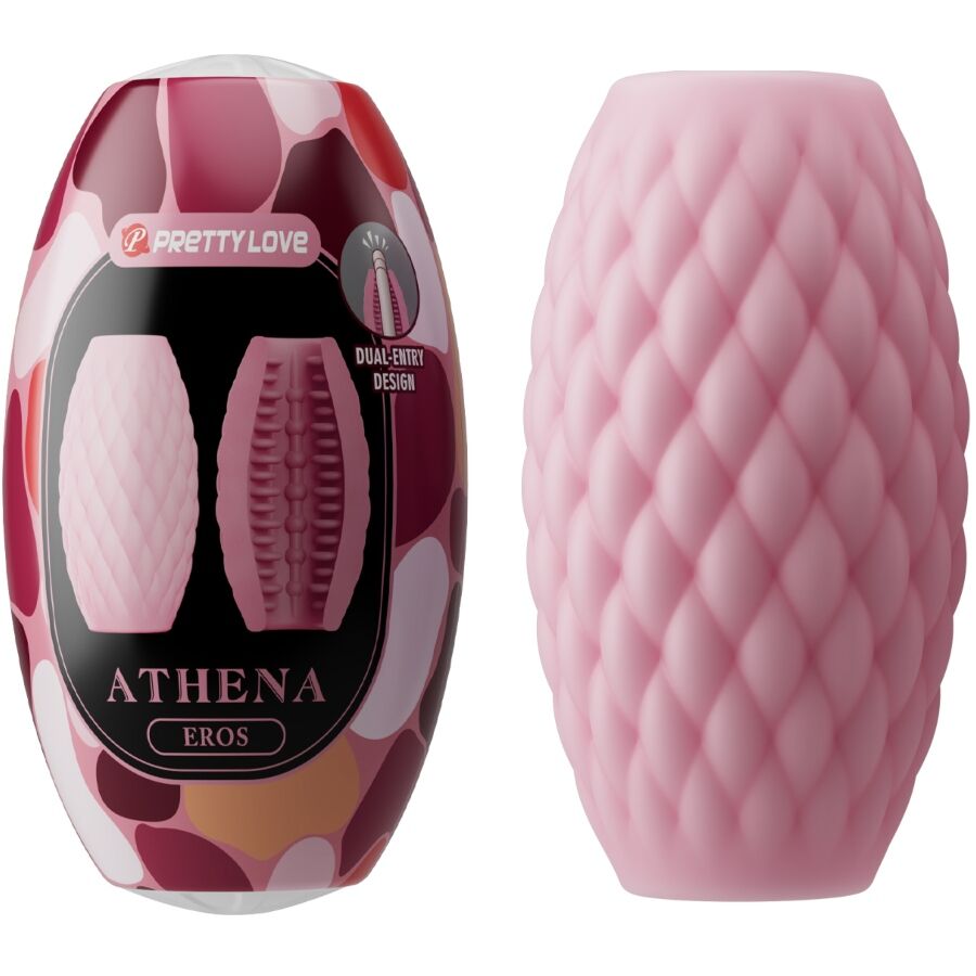 PRETTY LOVE - ATHENA EROS männlicher Masturbator aus Silikon Rosa