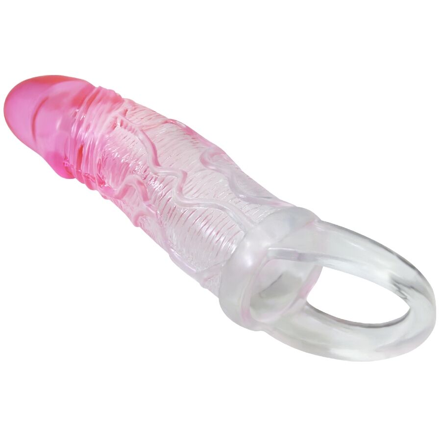 PRETTY LOVE - ODES REALISTISCHE 2 CM PENISVERGRÖSSERUNGSHÜLSE PINK